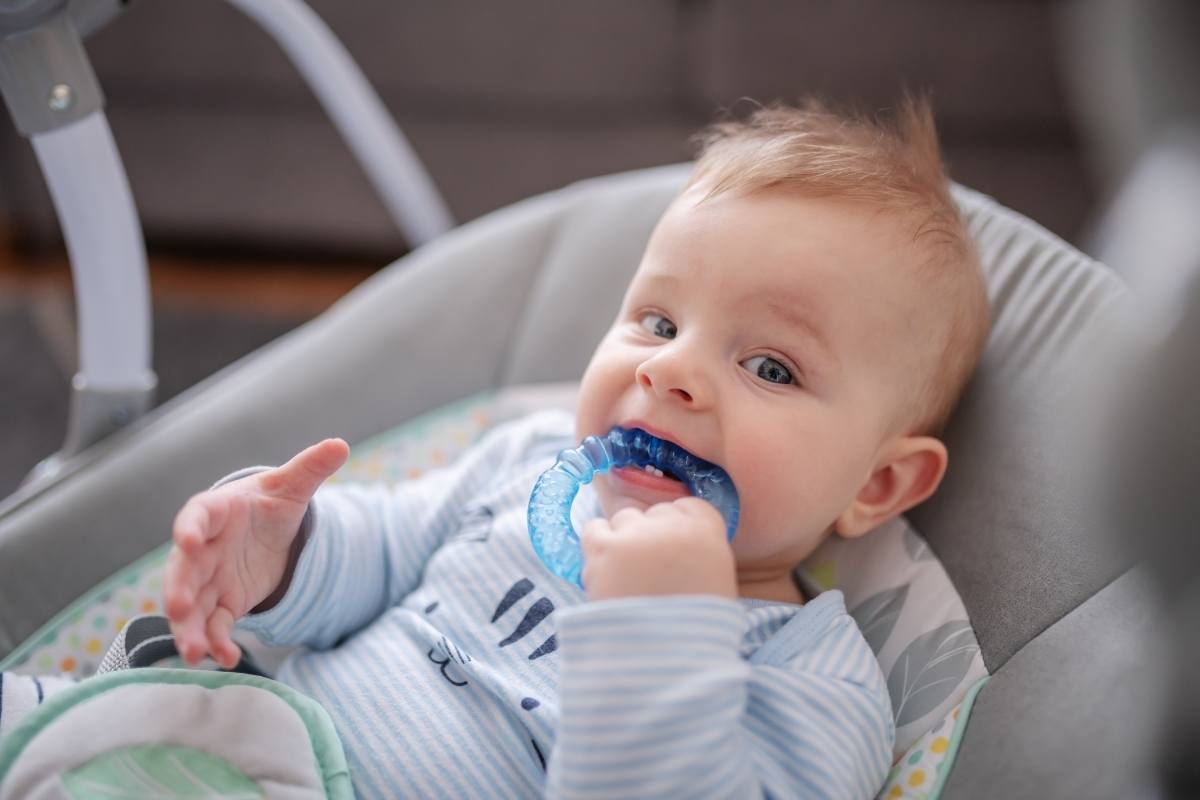 baby in Ingenuity swing